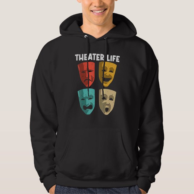 Best Theater For Men Women Broadway Musical Theate Hoodie (Front)