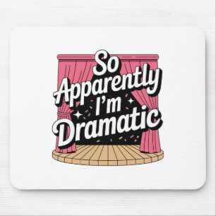 Best Theatre Art For Men Women Musical Drama Teach Mouse Pad