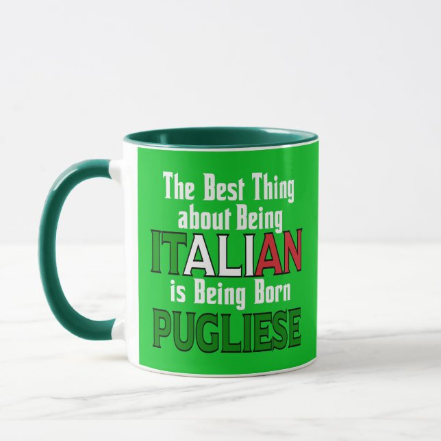 Best Thing about Being Italian  Mug (Left)