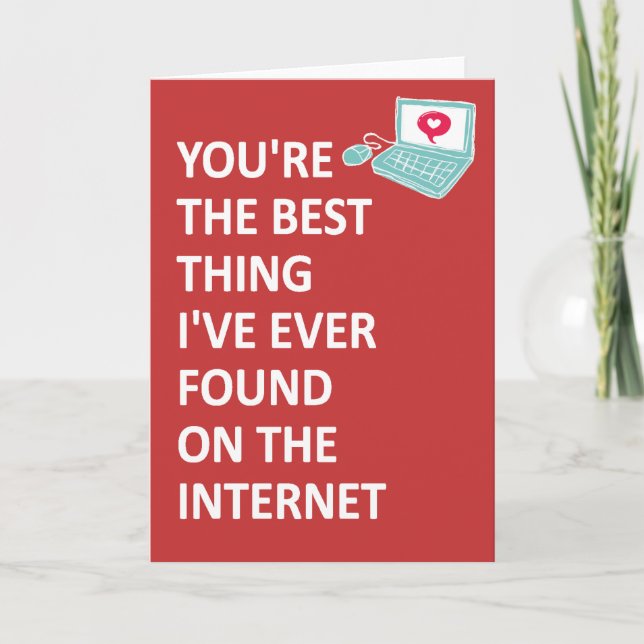 Best Thing on the Internet | Online Dating Holiday Card (Front)