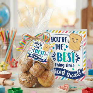 Best Thing Since Sliced Bread Teacher Appreciation Square Sticker