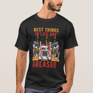 Best Things Are Greased Car Mechanic Auto Car Repa T-Shirt