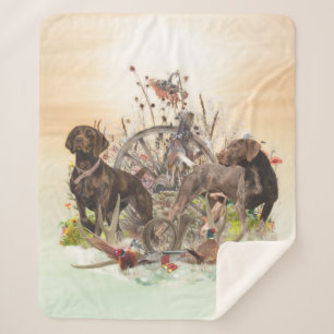 Best Times of Day to Hunt , GSP Sherpa Blanket