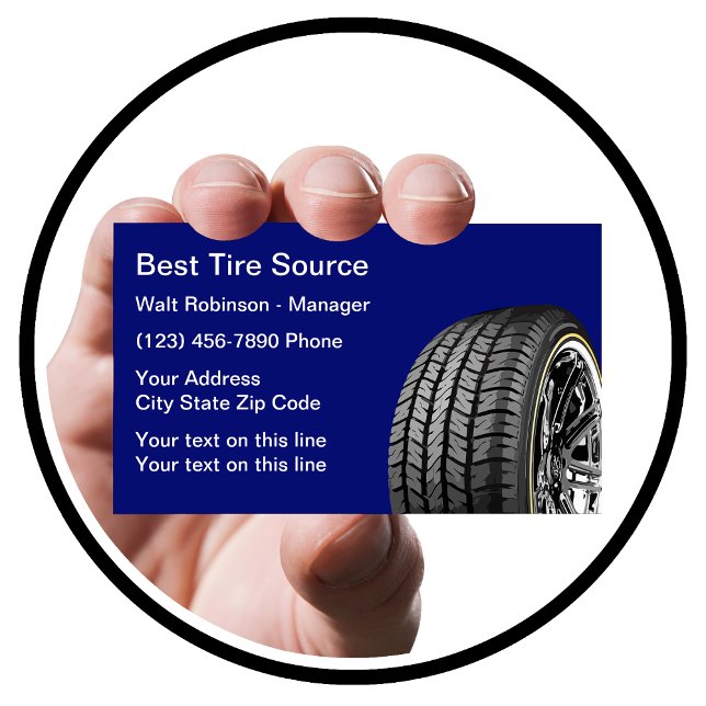 Best Tire Store Business Card Template (Creator Uploaded)