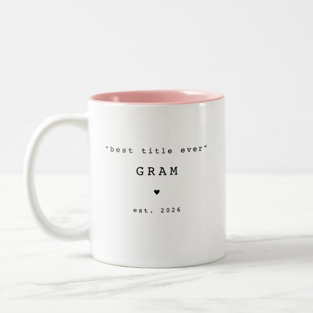 Best Title Ever Gram Custom Mug (Left)