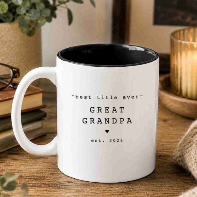 Best Title Ever Great Grandpa Custom Mug (Creator Uploaded)