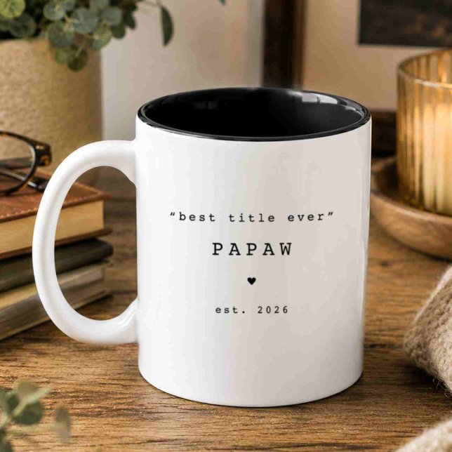 Best Title Ever Papaw Custom Mug (Creator Uploaded)
