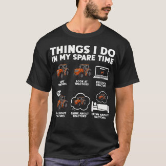 Best Tractor Design For Farm Vehicle Tractor Lover T-Shirt