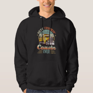Best Truckin Cousin Ever Vinatge Trucker Fathers D Hoodie