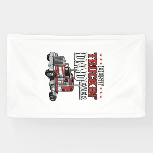 Best Truckin Dad Ever Vintage Truck Shirt Design_1 Banner