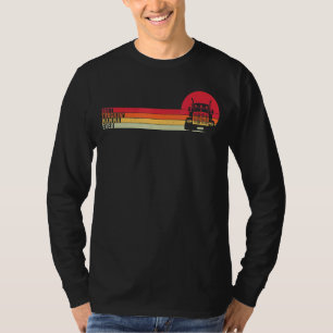 Best Truckin Mamma Ever Mum Retro Trucker Big Rig T-Shirt