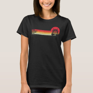 Best Truckin Mamma Ever Mum Retro Trucker Big Rig  T-Shirt