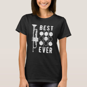 Best Trumpet Dad ever  D A D Chords T-Shirt