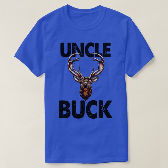 Best Uncle Buck Ever Funny Men Hunting Deer Buck T-Shirt (Design Front)