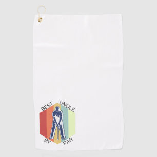 Best Uncle by Par Retro Golf Towel