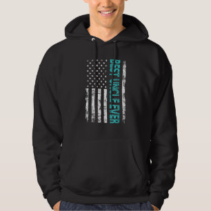 Best Uncle Dad Ever Us American Flag Gift For Fath Hoodie