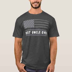 Best Uncle Ever American Flag T-Shirt