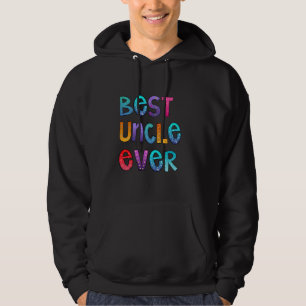 Best Uncle Ever Colourful, Papa Shirt, Dad Gift Hoodie