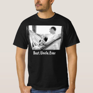 Best Uncle Ever Custom Photo T-Shirt