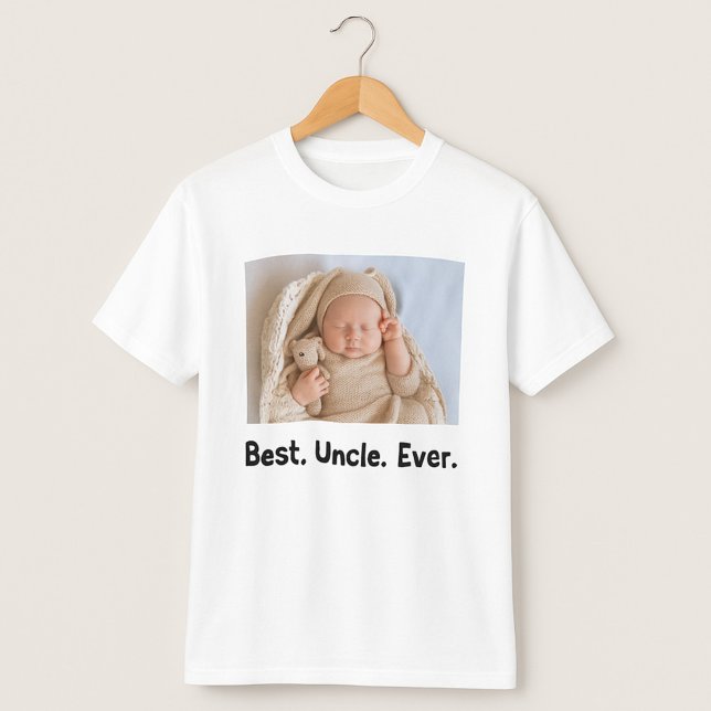 Best Uncle Ever Custom Photo T-Shirt (Creator Uploaded)