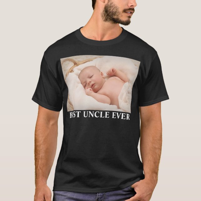Best Uncle Ever Family Photo  T-Shirt (Front)