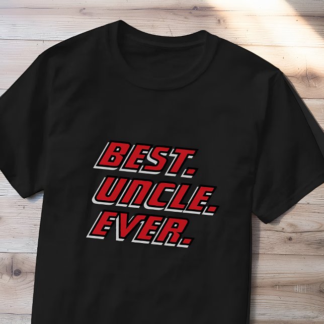 Best Uncle Ever Modern Racing T-Shirt (Creator Uploaded)