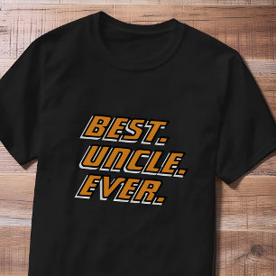 Best Uncle Ever Modern Racing T-Shirt