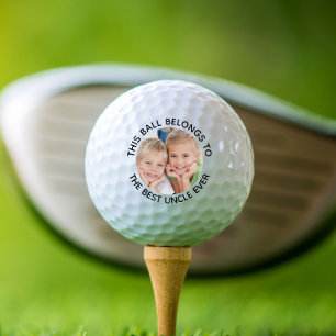 Best Uncle Ever Photo Golf Balls