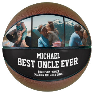 Best Uncle Ever Sports Fathers Day Custom Basketball