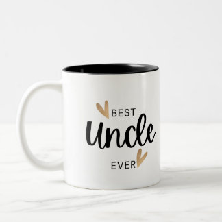 Best Uncle Ever Two-Tone Coffee Mug