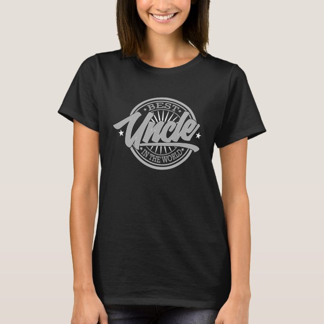 Best Uncle in The World T-Shirt (Front)