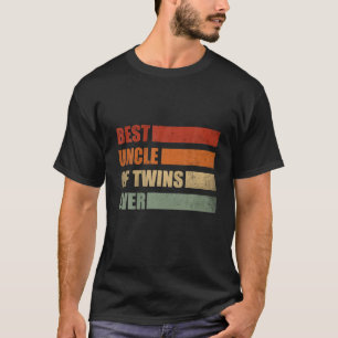 Best Uncle Of Twins Pregnancy Announcement T-Shirt