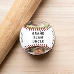 Best Uncle Photos Personalised Baseball<br><div class="desc">Celebrate a baseball loving uncle with this personalised "grand slam" baseball. You can personalise with two family photographs (crop with the subject in the middle before uploading for best result), personalise the expression to "I Love You" or "We Love You, " whether he is called "Uncle, " "Tio, " etc.,...</div>