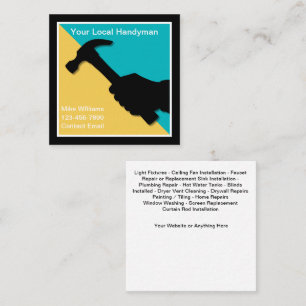 Best Unique Handyman Business Cards Design