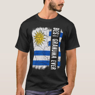 Best Uruguayan Grandma Ever Uruguay Flag Mother's T-Shirt