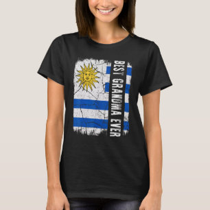 Best Uruguayan Grandma Ever Uruguay Flag Mother's T-Shirt
