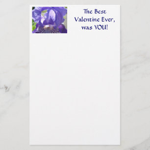 Best Valentine Ever was YOU! Stationery Love Iris