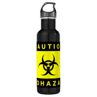 [Best Value] Biohazard Zombie Warning 710 Ml Water Bottle