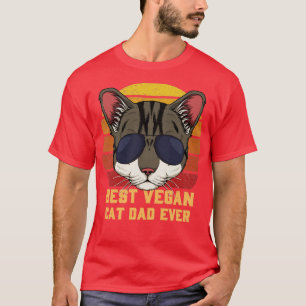Best Vegan Cat Dad Ever T-Shirt