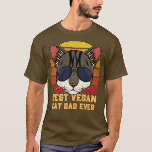 Best Vegan Cat Dad Ever T-Shirt