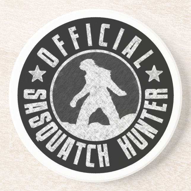 Best Version - OFFICIAL Sasquatch Hunter Design Coaster (Front)