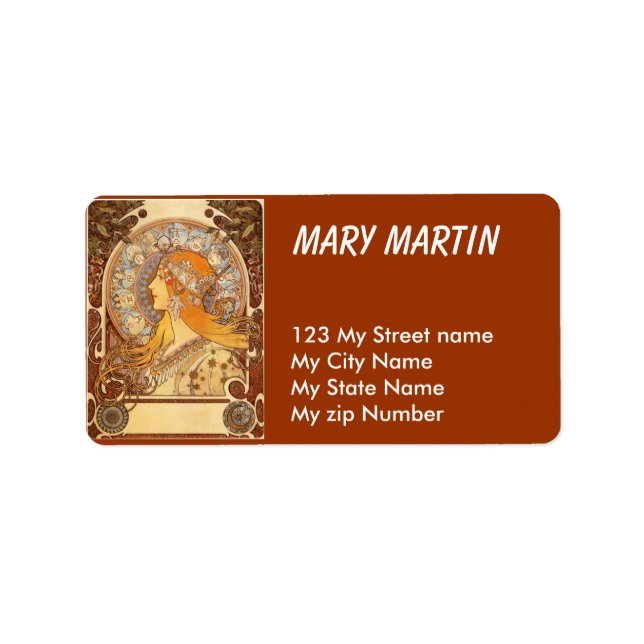 Best vintage Address Label, Label (Front)