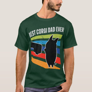 Best Vintage Corgi Dad Tshirt Fist Bump For Dog Lo