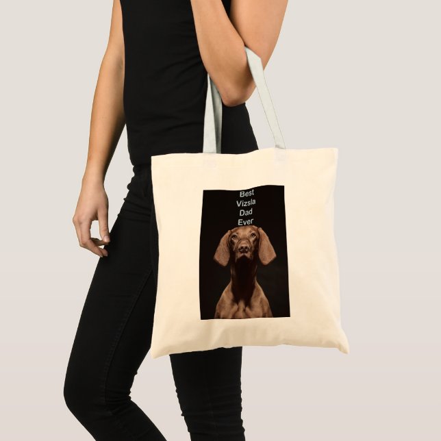 Best Vizsla Dad Ever Tote Bag (Front (Product))