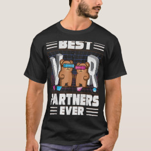 Best VR Partners Ever Virtual Reality VR Bear Cou T-Shirt