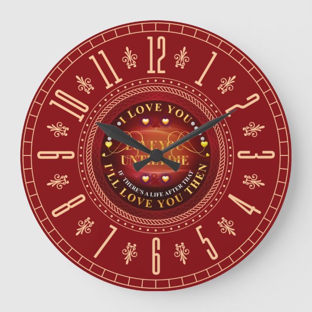 Best Wadding Gift,   Large Clock (Front)