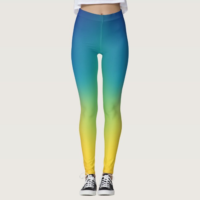 Best Watercolor Leggings for Nature Lovers (Front)