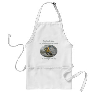 Best Way to a Fisherman's Heart Standard Apron