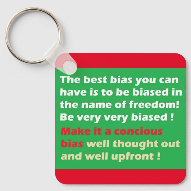 BEST WAY TO FREEDOM KEY RING (Front)