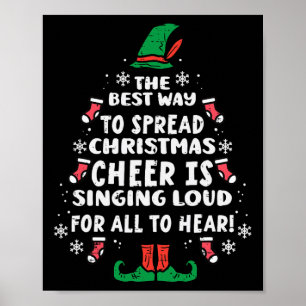 Best Way To Spread Christmas Cheer Fun Xmas Women  Poster